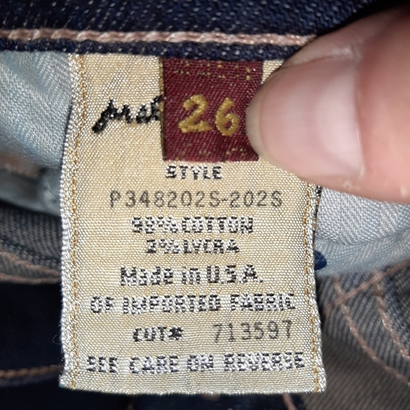 7 For All Mankind Cropped Capri Jeans - Picture 7 of 7